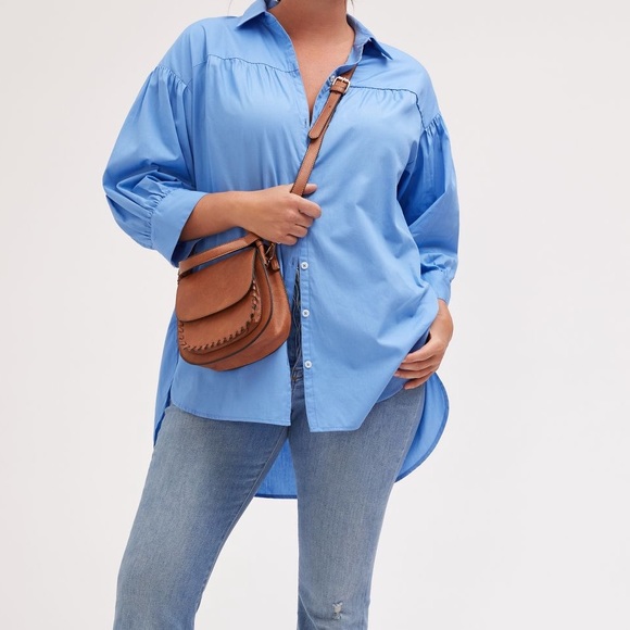 Anthropologie Maeve Poplin Buttondown - Picture 5 of 10